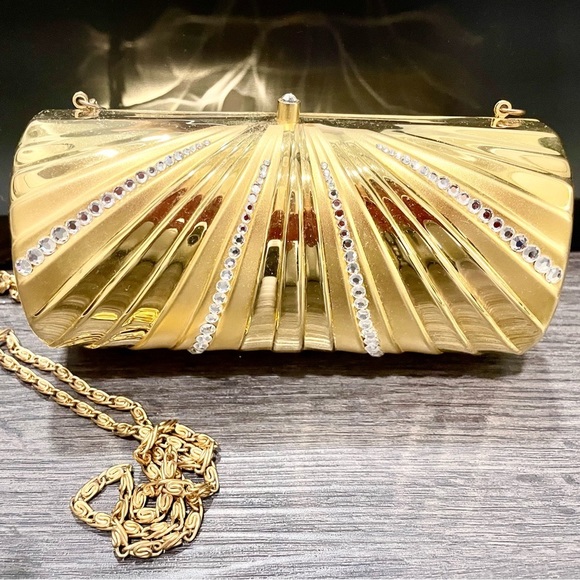 carla marchi Handbags - Evening clutch with rhinestones